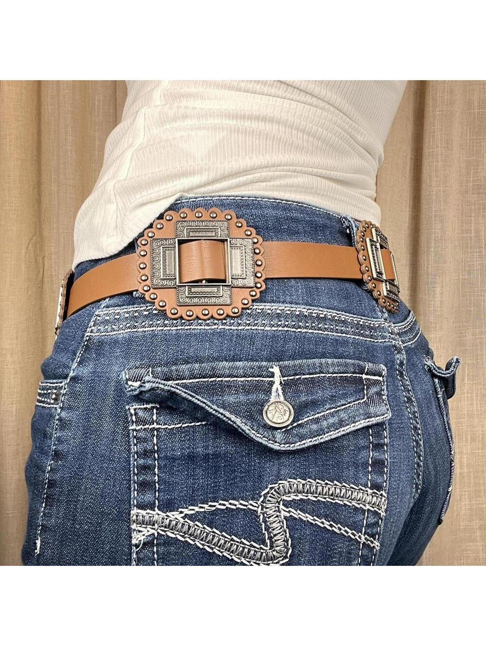 True Religion Brown Belt - Picture 3 of 6